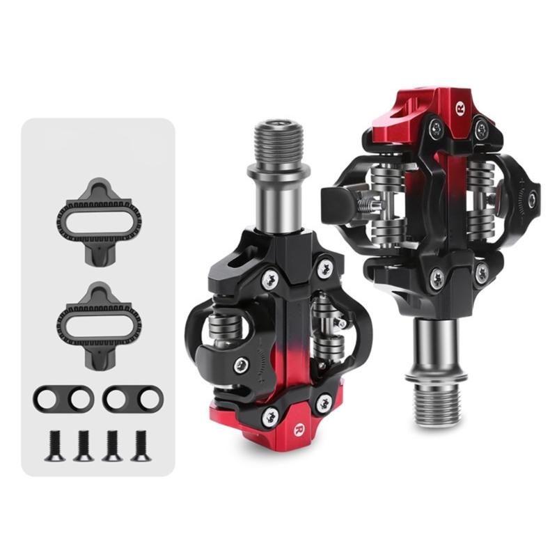 Premium Mountain Bike Pedals Smooth Design High Performances Cycling Pedals Set Corrosions Resistant for Alls Terrains