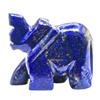Lapis Lazuli Crystal Elephant - Crystals for Reiki Healing, Energy Chakra Balancing, Meditation Agate Stone - Feng Shui Spiritual Gift for Pooja