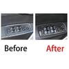 Fit For BMW X3 E83 2006-2010 Real Carbon Fiber Window Lock Lift Panel Trim Frame