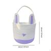 Easter Basket Eggs Bag Handwoven Woven Rope for Boys Girls Kids Children Party