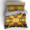 Gold mandala geometric pattern. Bedding sets Duvet cover sets Duvet covers Pillowcases(1* Duvet Cover 2* Pillowcases without duvet insert)