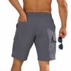 Men's Loose Casual Loose-fit Waist Workwear Multi-pocket Shorts