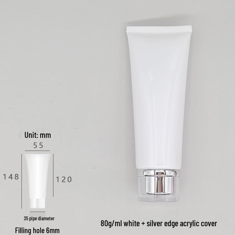 80g 80ml Čistiaci prípravok na tvár, Opaľovací krém a Krém na ruky v bielom balení