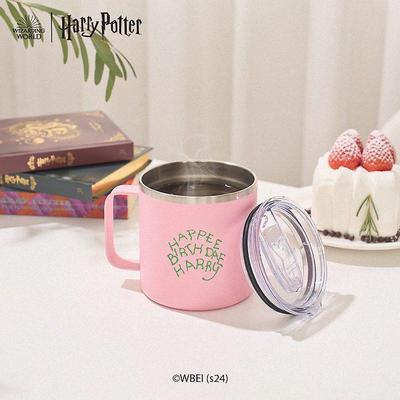 Harry Potter „Alles Gute zum Geburtstag“ Edelstahl Reisebecher + Deckel – 420 ml