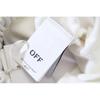 1018 Off-White 2025 Spring/Summer New 99 Letter Diagonal Stripe Graffiti Print Men's and Women's Casual Loose Shorts