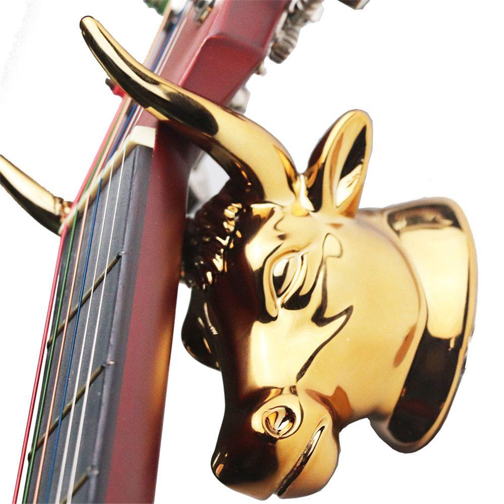 Accessories Ukulele Bass Wall Mounted Hook Support Stand Storage Rack Bull Head Guitar Holder