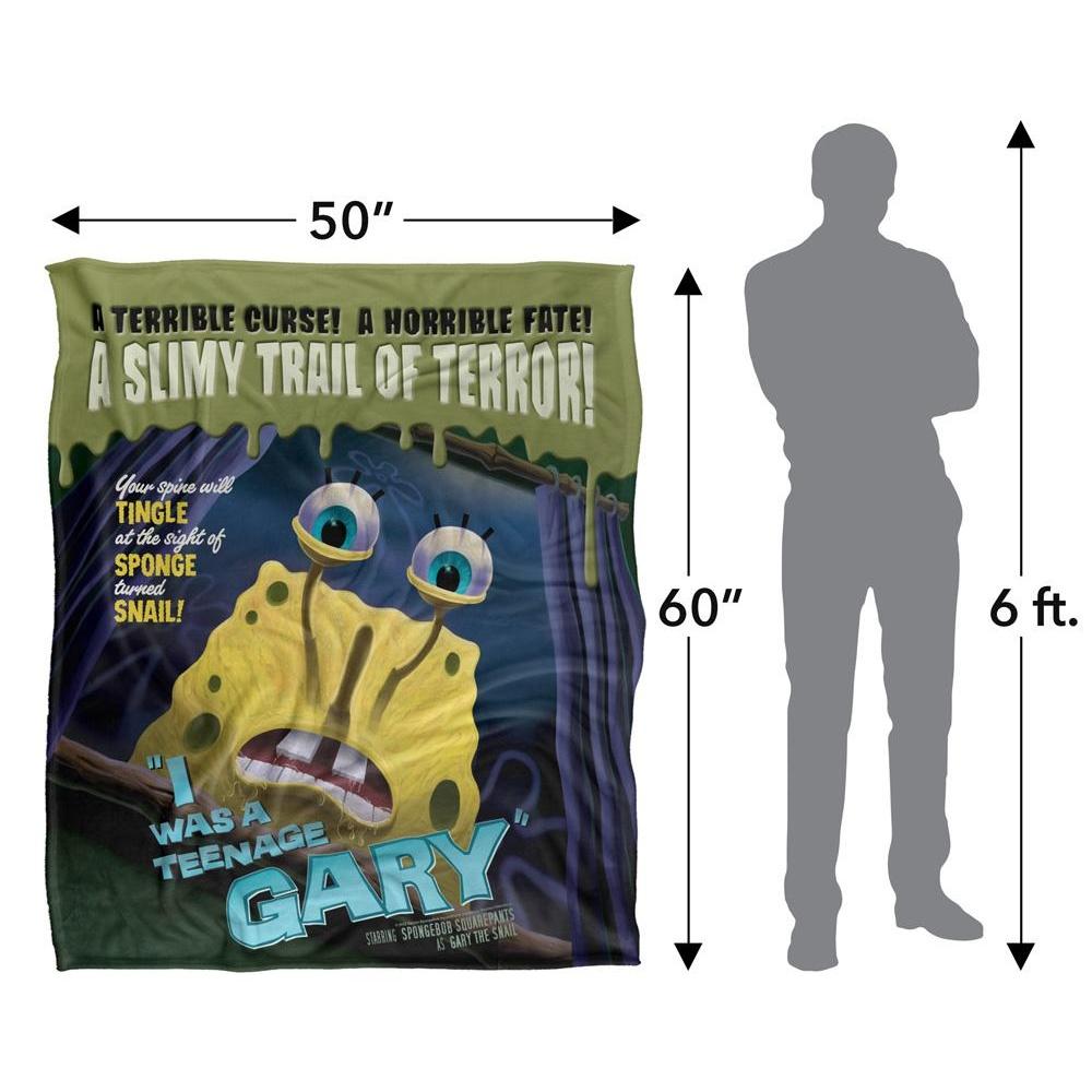 SpongeBob SquarePants Teenage Gary Silky Supersoft Blanket