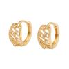 2pair Dainty Small Hoop Earrings for Women Cubic Zirconia  Jewelry Daily Accessories