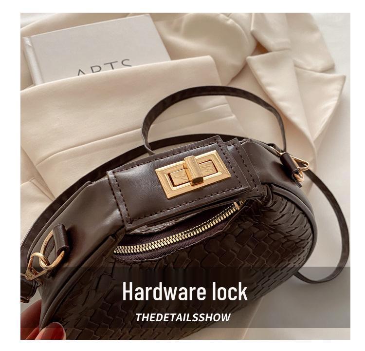 Nischendesign Mode 2024 Halbmond-Schultertasche - Damen Casual Handtasche & Umhängetasche