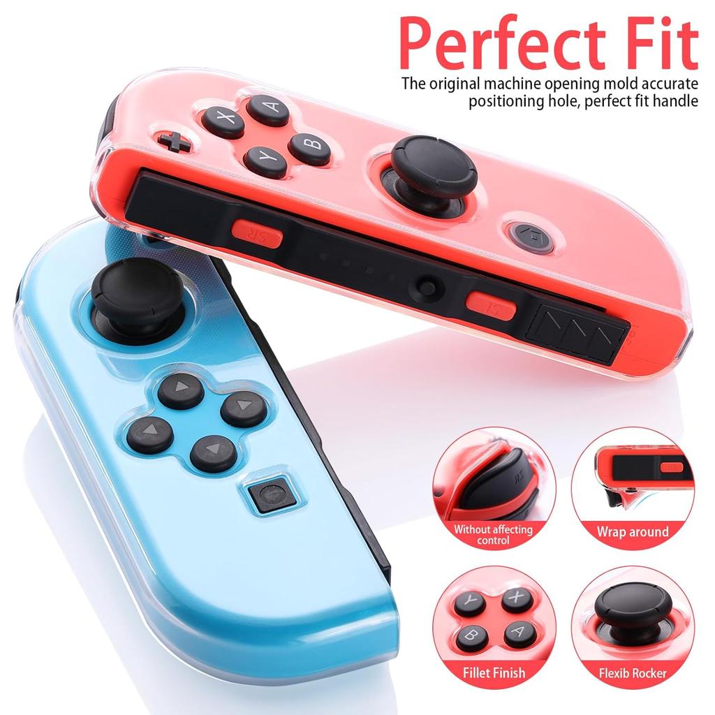 Soft Silicone Cover Rubber Case Protective Skin Protection Shell for Switch 2 Game Console With 2 Thumbstick Grips Caps