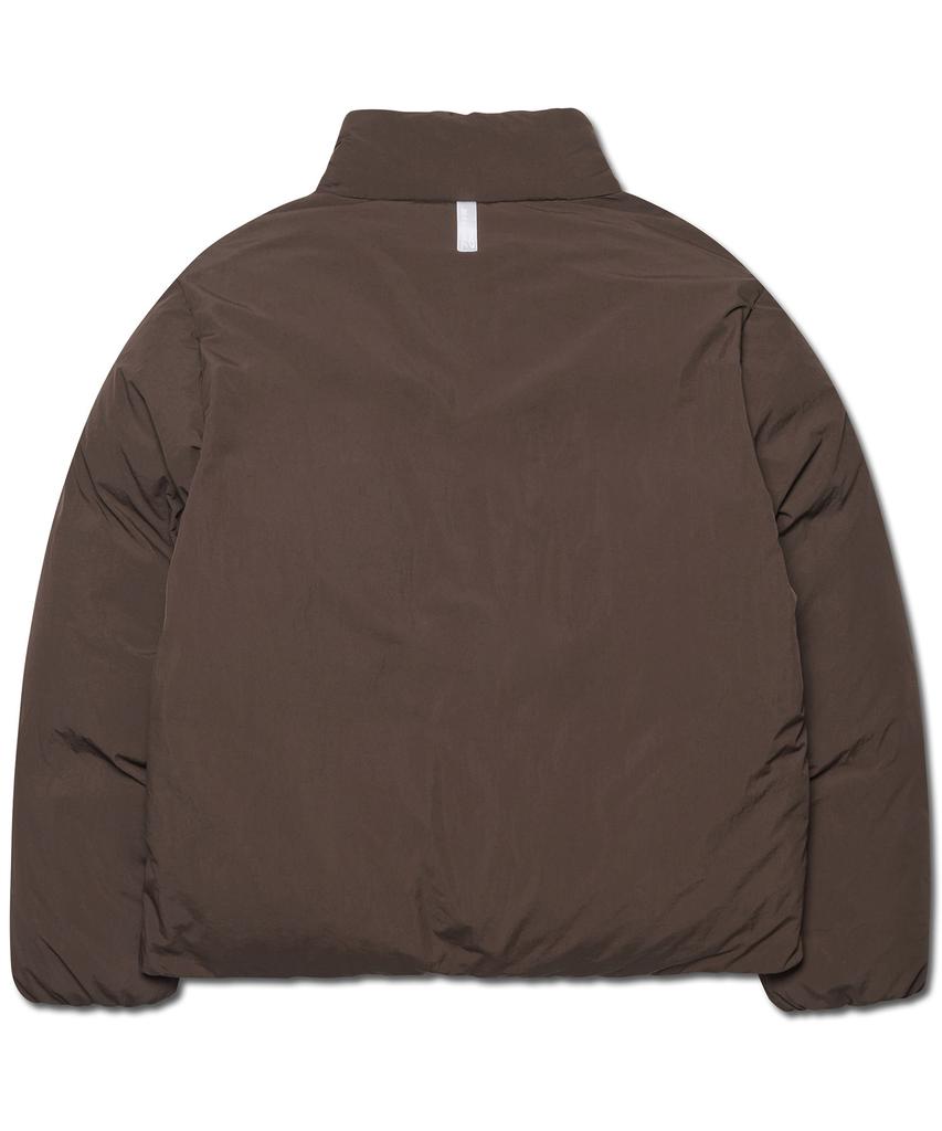 Nomanual Plain Duck Down Jacket - Dark Brown