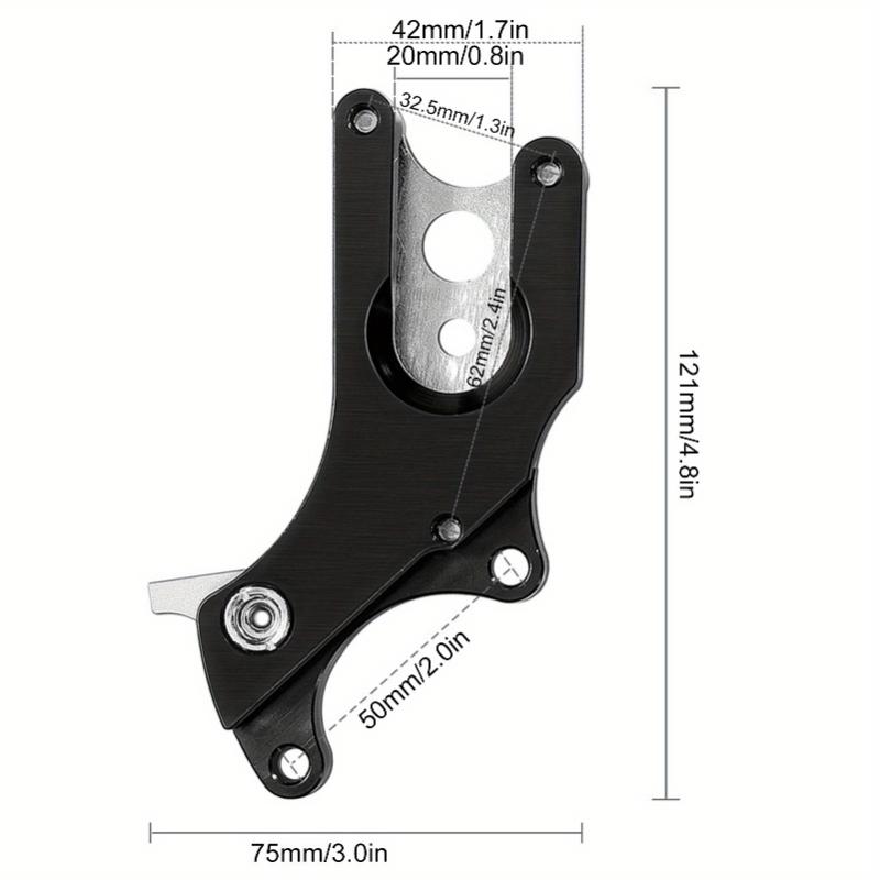 New MIXIM Bike Brake Adapter Aluminum Alloy Fixed Seat Converter for Disc Brake Conversion High Performance Cycling Part