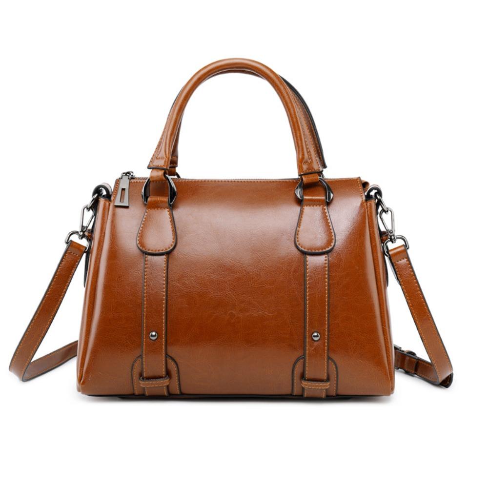 Large-capacity Textured Women's Bags, Handbags, Genuine Leather Women's Bags, Cowhide Women's Shoulder Women's Bags