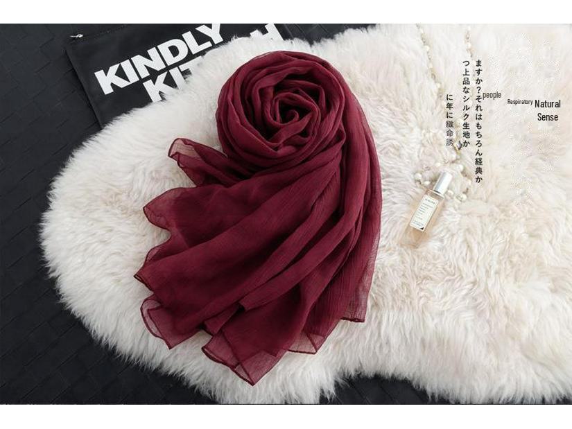 Eșarfă de mătase imitație model crocodil: Șal de plajă și prosop de protecție solară în stil coreean pentru femei