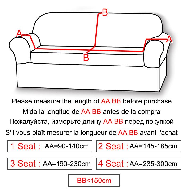 Copridivano elasticizzato impermeabile stampato elasticizzato Copridivano elastico alto Copridivano chaise longue a forma di L Copridivano per soggiorno
