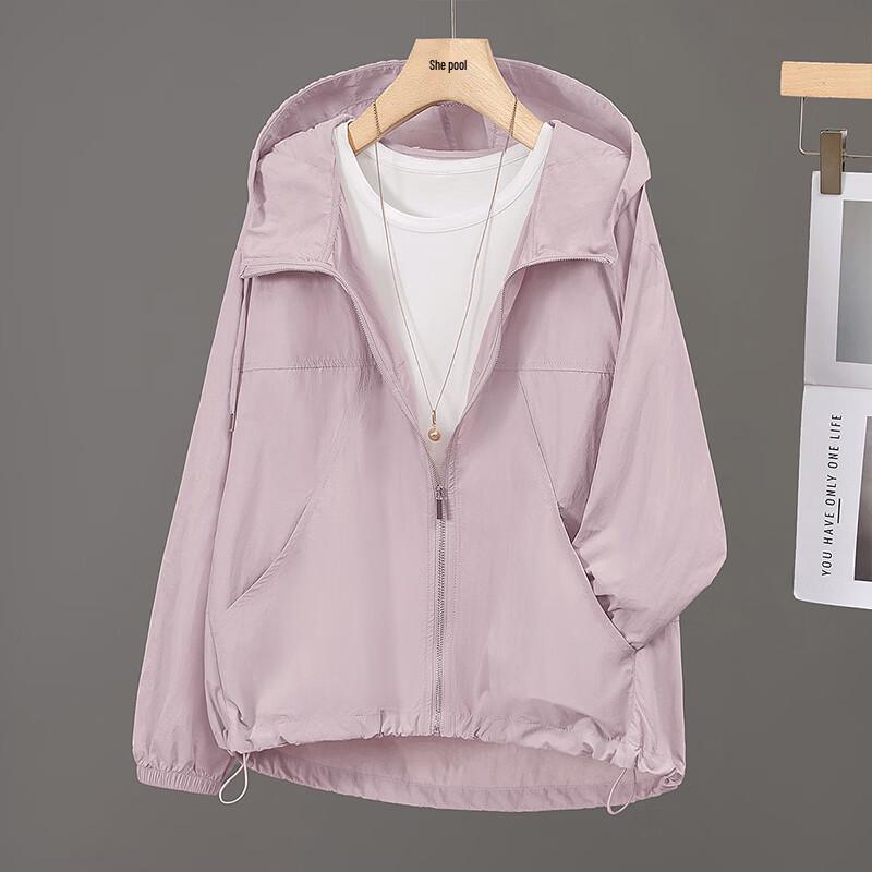 Ta Chi Women s 2026 S/S Loose Drawstring Hooded Jacket M