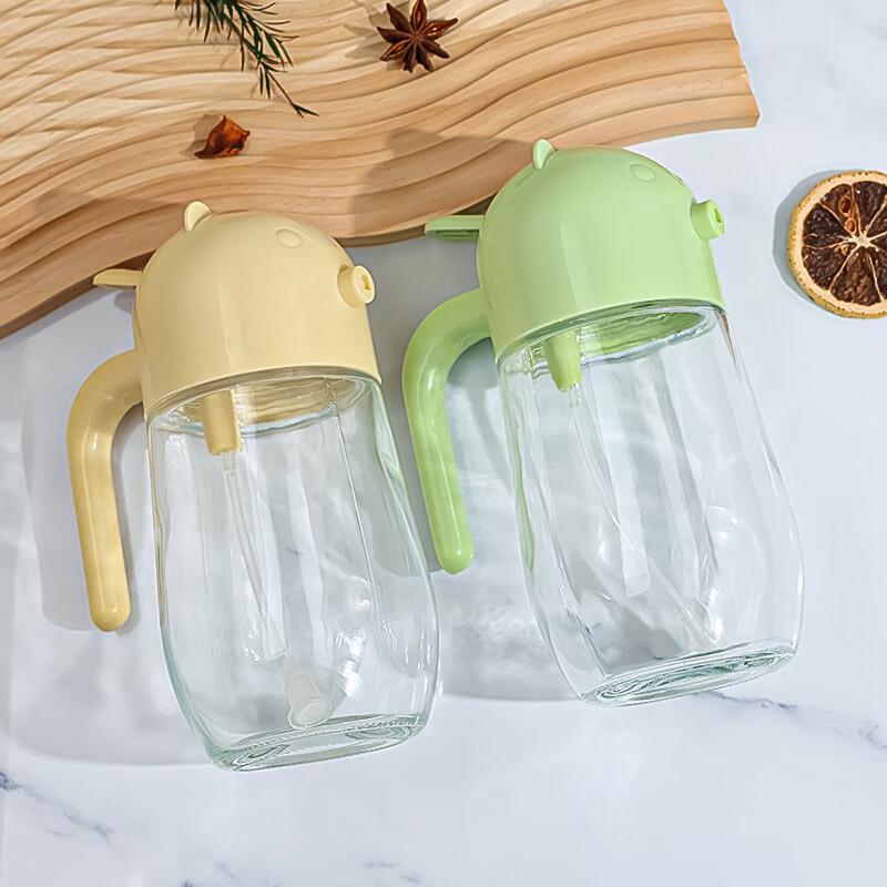 ZISIZ Automatic No-Drip Glass Oil Dispenser Set