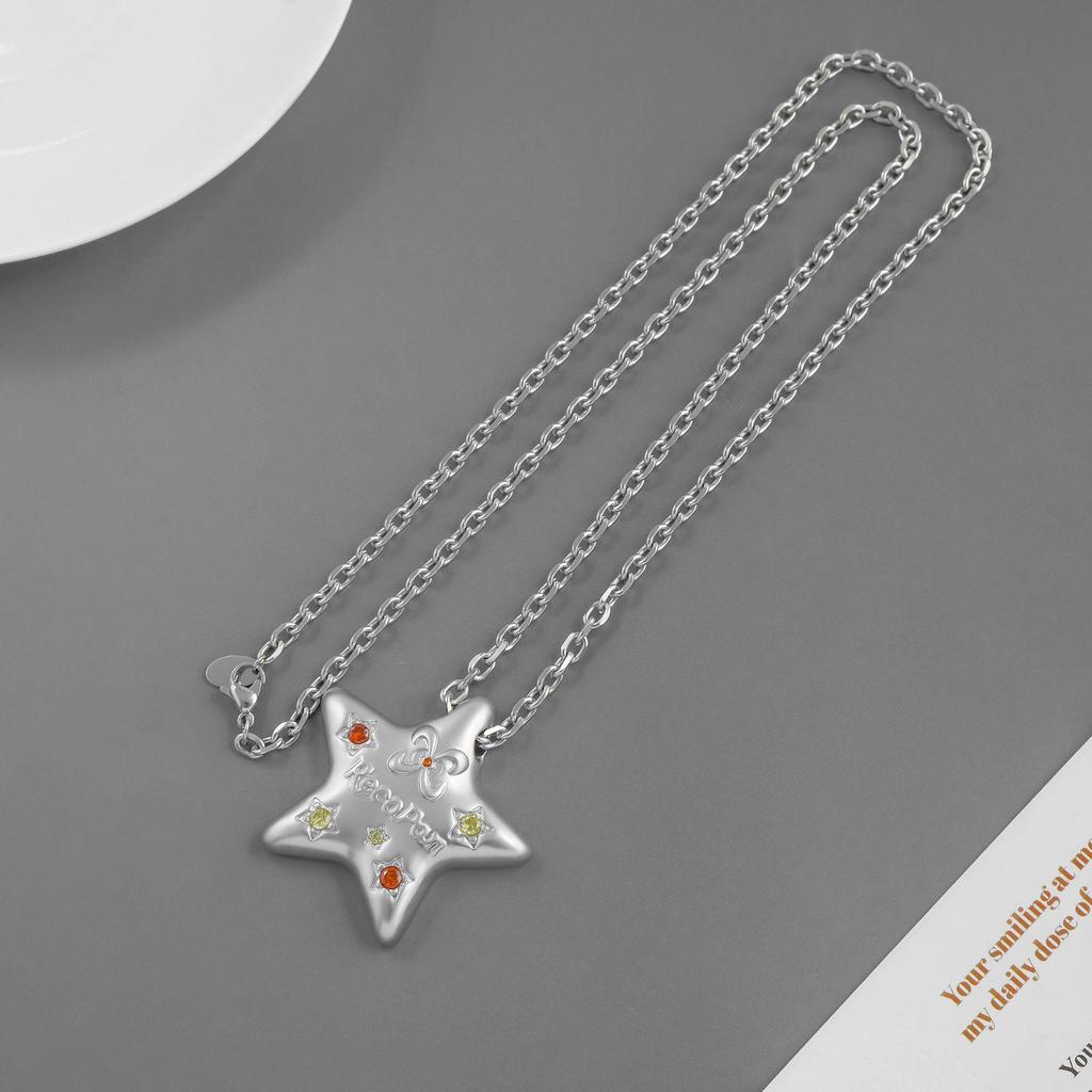 RECO's Star Necklace: High-End Five-Pointed Star Clavicle Chain