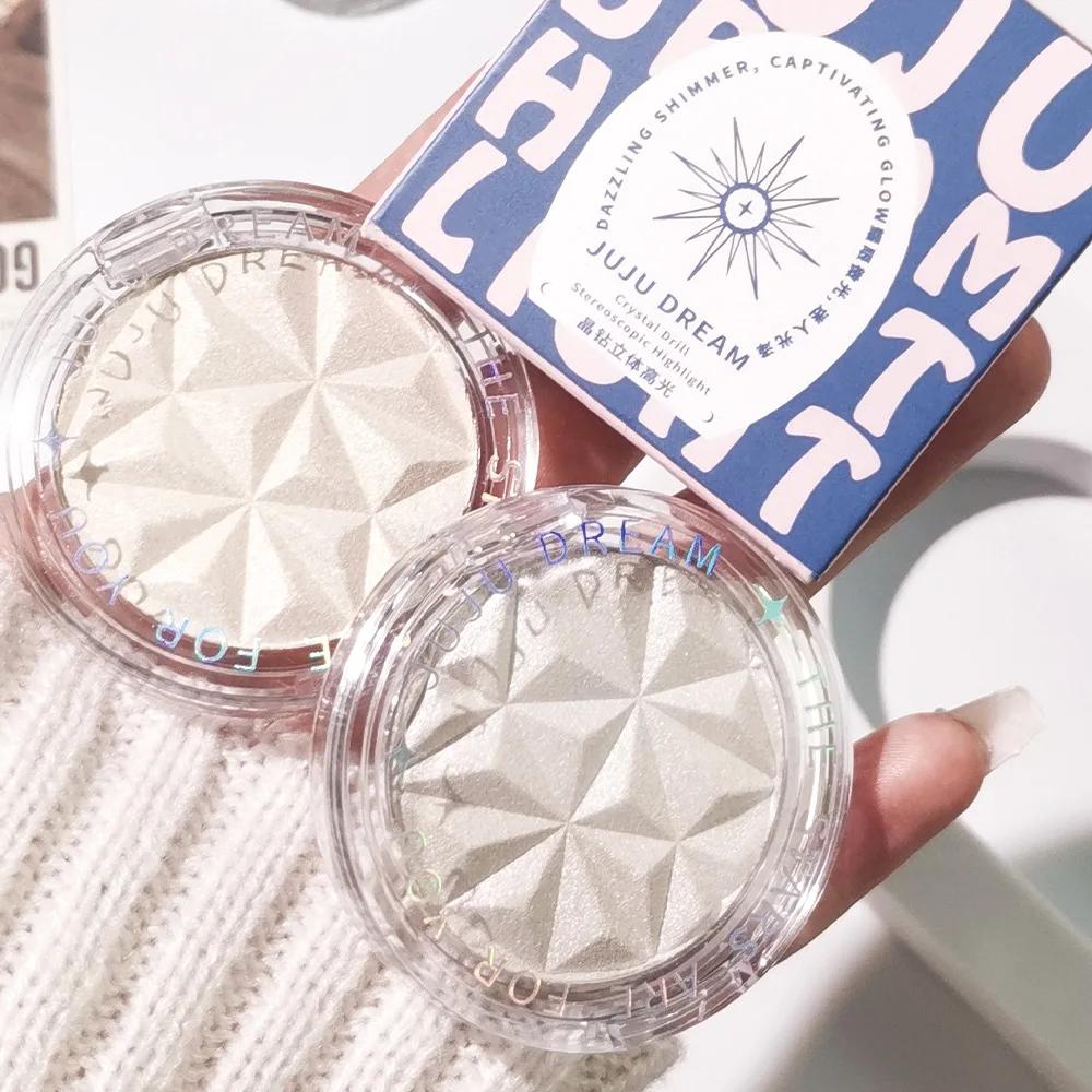 Shimmer Diamond Glow Highlighter – 2- Palette for Contour, Brighten, Radiant Skin, Festival & Party Makeup Essential Tool