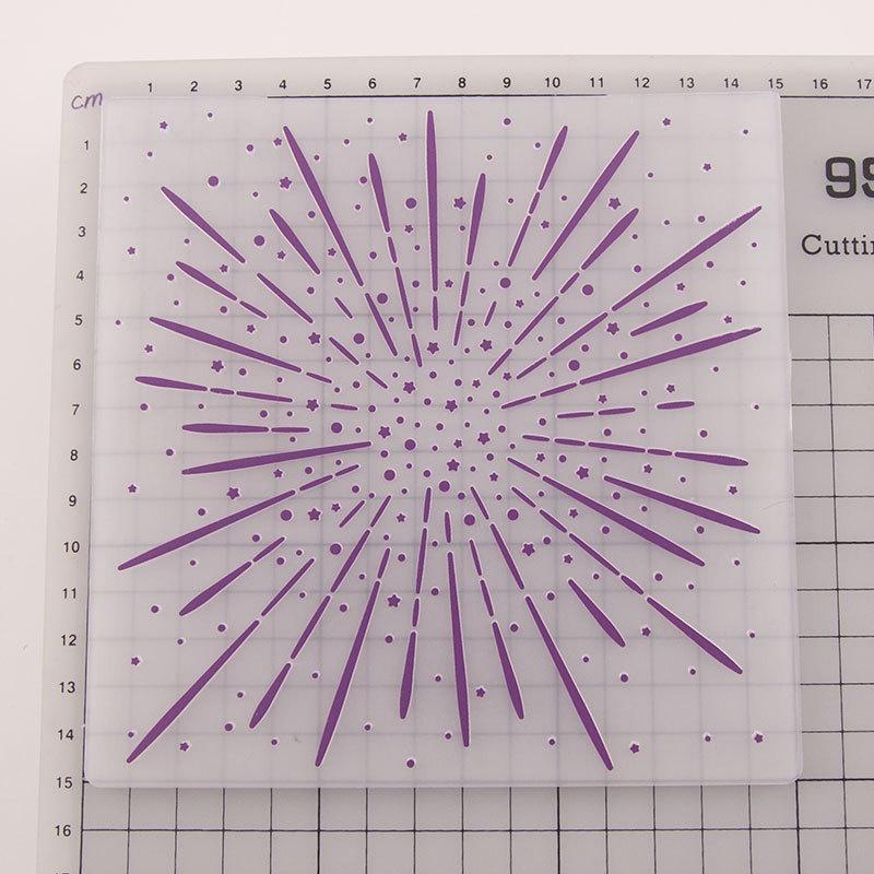 

Embossing Folders Plastic Embossing Folder For Scrapbooking DIY Photo Album Card світло-сірого кольору