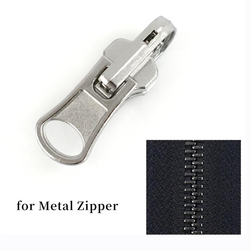 5/10/20Pcs Zipper Puller 3# 5# 8# Double Sided Rotary Zip Sliders Head Jacket Garment Decor Zippers Slider Sewing Accessories