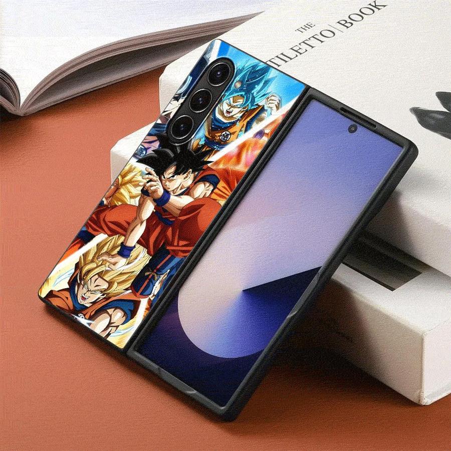 Чехол Dragon Ball Красивый Гоку для Samsung Galaxy ZFold4 Z Fold 7 6 5 4 3 ZFold3 ZFold5 ZFold6 ZFold7 Задняя крышка телефона Galaxy Z Fold7