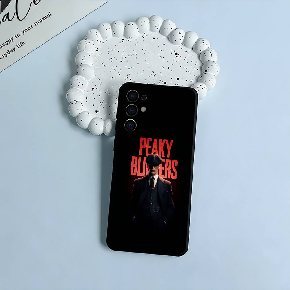 P-Peaky-B- Blinders-movie Black Soft Silicone Phone Case for Samsung S25, S24, S21, S22, S23, S30, Ultra, S20, Plus, FE, Lite