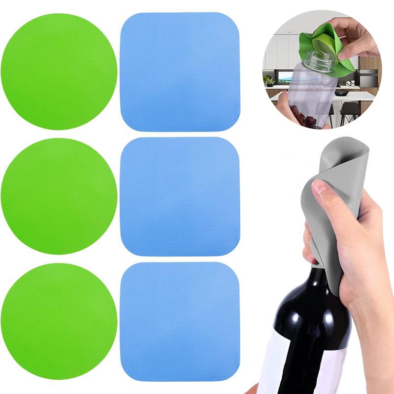 New Silicone Jar Opener Pad Multi-Purpose Round Gripper Bottle Lid Openers Kitchen Pot Holder Gadget Eco-Friendly High Quality