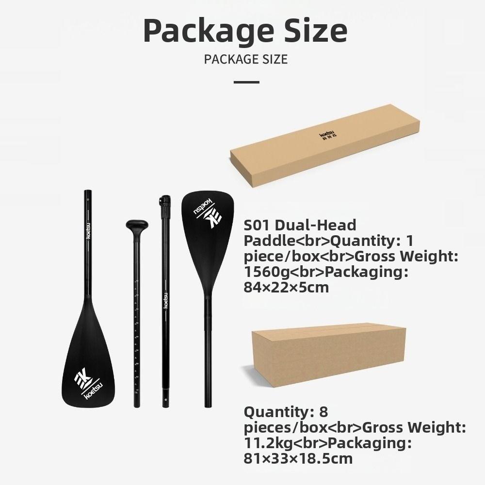Adjustable Surfing Paddle Aluminum Alloy Water Sports Boat Paddle  for SUP Board and Kayak