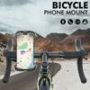 Road Bicycle Phone Mount All-inclusive Shock Absorbing Sponge Safety Lock Buckle 360 Degree Rotation Fit for Different Bicycles