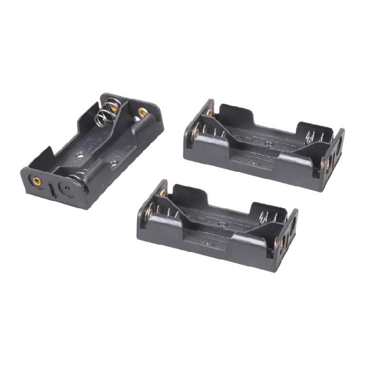 Heavy Duty 2A Battery Holder With Solderable Contacts Plastic Metal Hybrids Construction For Prolonged Use