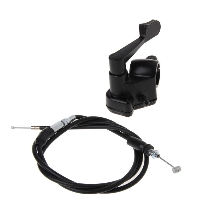 7/8" 22mm ATV Quad Throttle Lever Thumb Control Assembly with Accelerator Cable Motorcycle Modification Tools 85DF