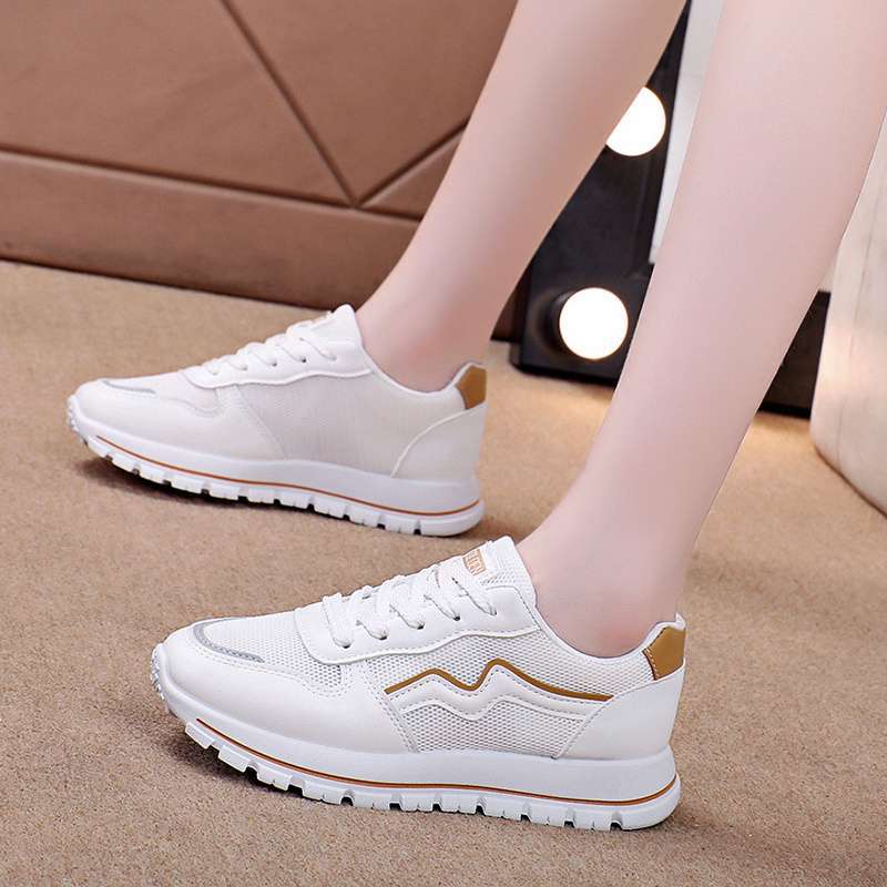 

Новые туфли Форреста Гампа женские популярные с высокой ценностью ins на мягкой подошве нескользящие ультралегкие и дышащие сетчатые туфли на плоской подошве кроссовки 40