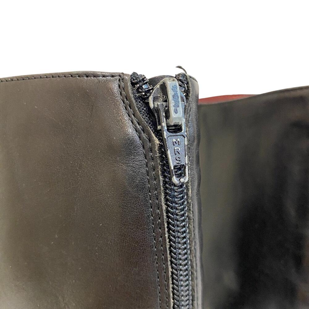 Salvatore Ferragamo leather boots black leather Used