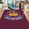 Football Club Emblem Office Rug Chair Mat, Game Carpet, Suitable for Front Door, Bedroom, Living Room, Desk, Holiday Gift