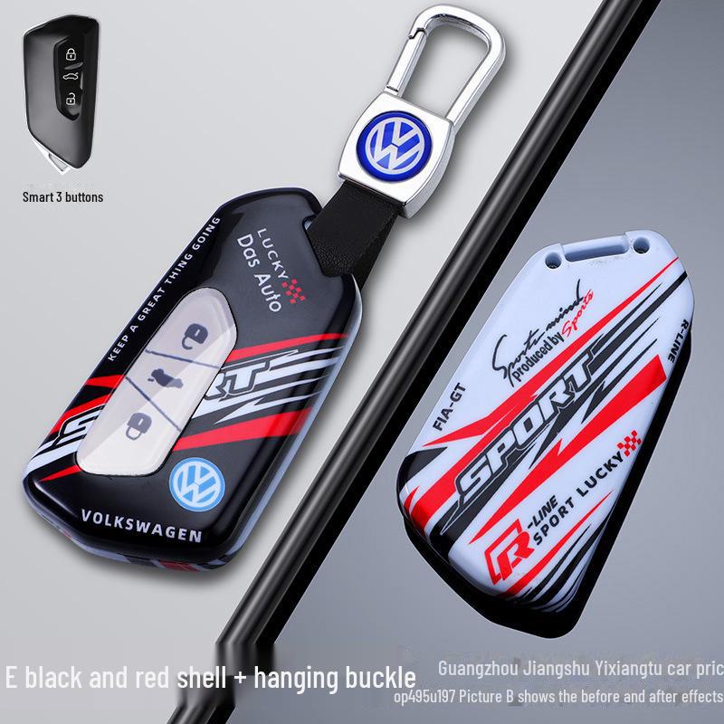 

Чехол для ключа Volkswagen Lingdu для Golf 8, Ang id3, id4, id6 - Дизайн с X-образной пряжкой для женщин-водителей. Set