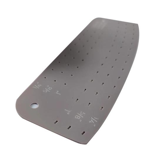 Hot Hem Ruler Fabric Ironing Hemming Template Heat-Resistant Centimeter Hemmer for Clothes