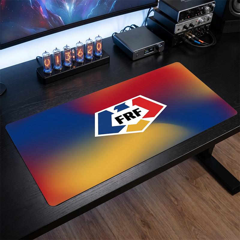 Romania Football Crest Mouse Pad, Extended Non Slip Rubber Desk Mat for Gaming Office Laptop Fan Gift