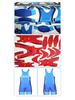 Men's & Children's Heat Transfer Wrestling Bodysuit: Printed Fitness & Competition Weightlifting Uniform