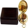 Push Button Direction Pocket Brass Compass for Birthday Gift, Baptism Gift,, Wedding Gift, Best Man Gift,, Valentine’s Day Gift. C-3191