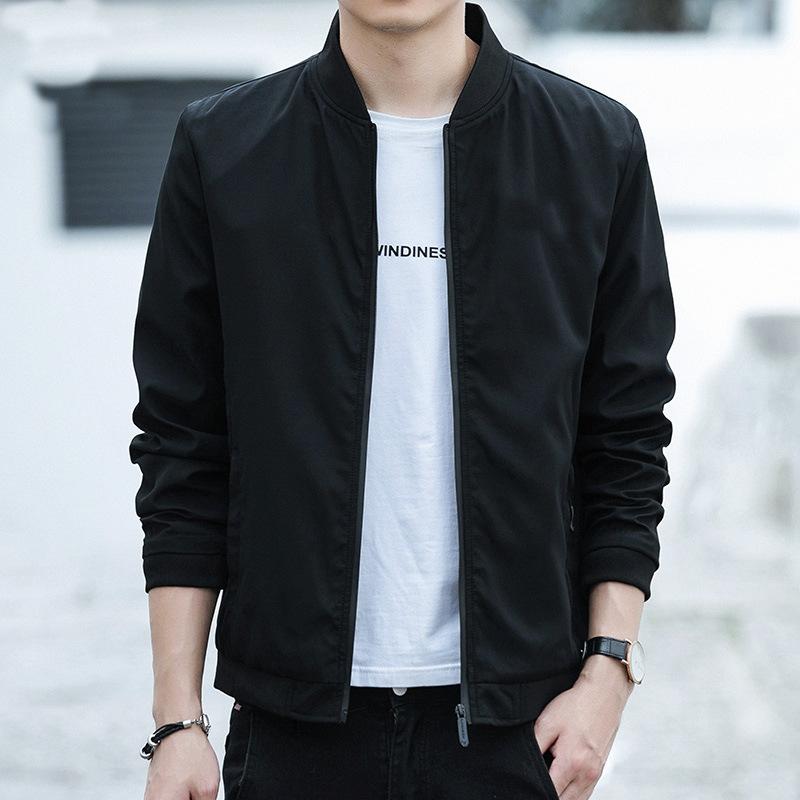 Мужские пальто весна и осень новый корейский стиль модная повседневная осенняя одежда — фото 3