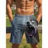 Summer Men's 3D Printed Beach Shorts Fashion Versatile Trend Breathable Casual Vacation Style