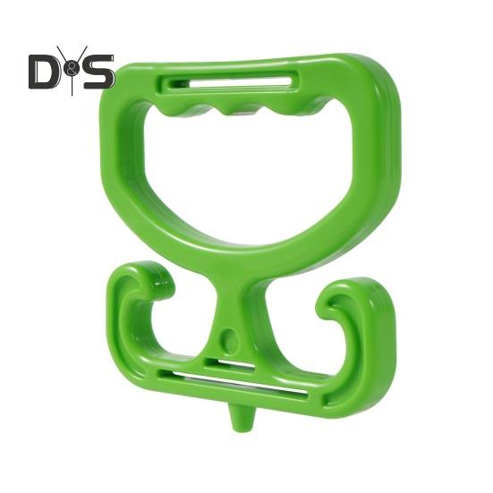 

1/2 шт. держатель для продуктовых сумок, грузоподъемность 100 фунтов, удобная ручка для переноски сумок с покупками, прочная конструкция, многоцелевые сумки, ведра, переноска 1pc