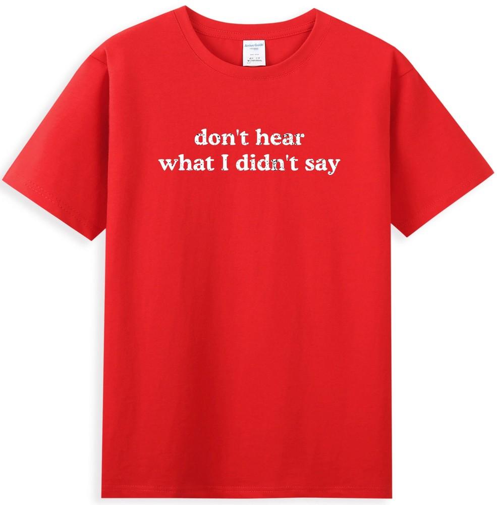 Dont Hear What I Didnt Say Funny Minimalist Autism Awareness TShirt S