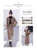 Women's High-End Autumn/Winter 2025 Fashion Wool Short Jacket & Mid-Length Skirt Set