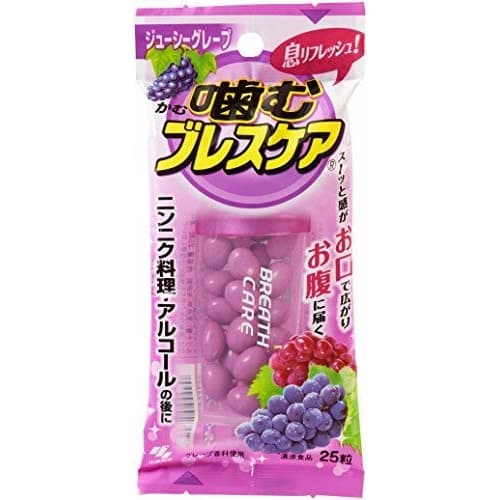 [Bulk Purchase] Chewable Breath Care Juicy Grape 25 Capsules X 6 Packs