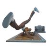 Figurine de decorare din rășină Hip Hop Sing-er Sculptură cu stea de rapper Meșteșuguri moderne din rășină pentru decorarea biroului cadou pentru decorarea casei