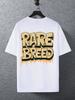 Rare Breed Funny Letter Graphic Print Tshirt Men Cotton Oversize T Shirt Summer Casual Clothes Breathable Tshirts Street Tops