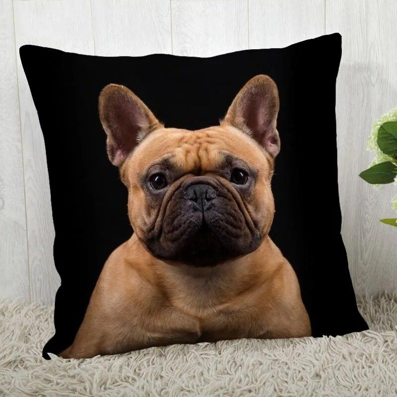 Pillowcase Bulldog  Modern Home Living Room Decoration
