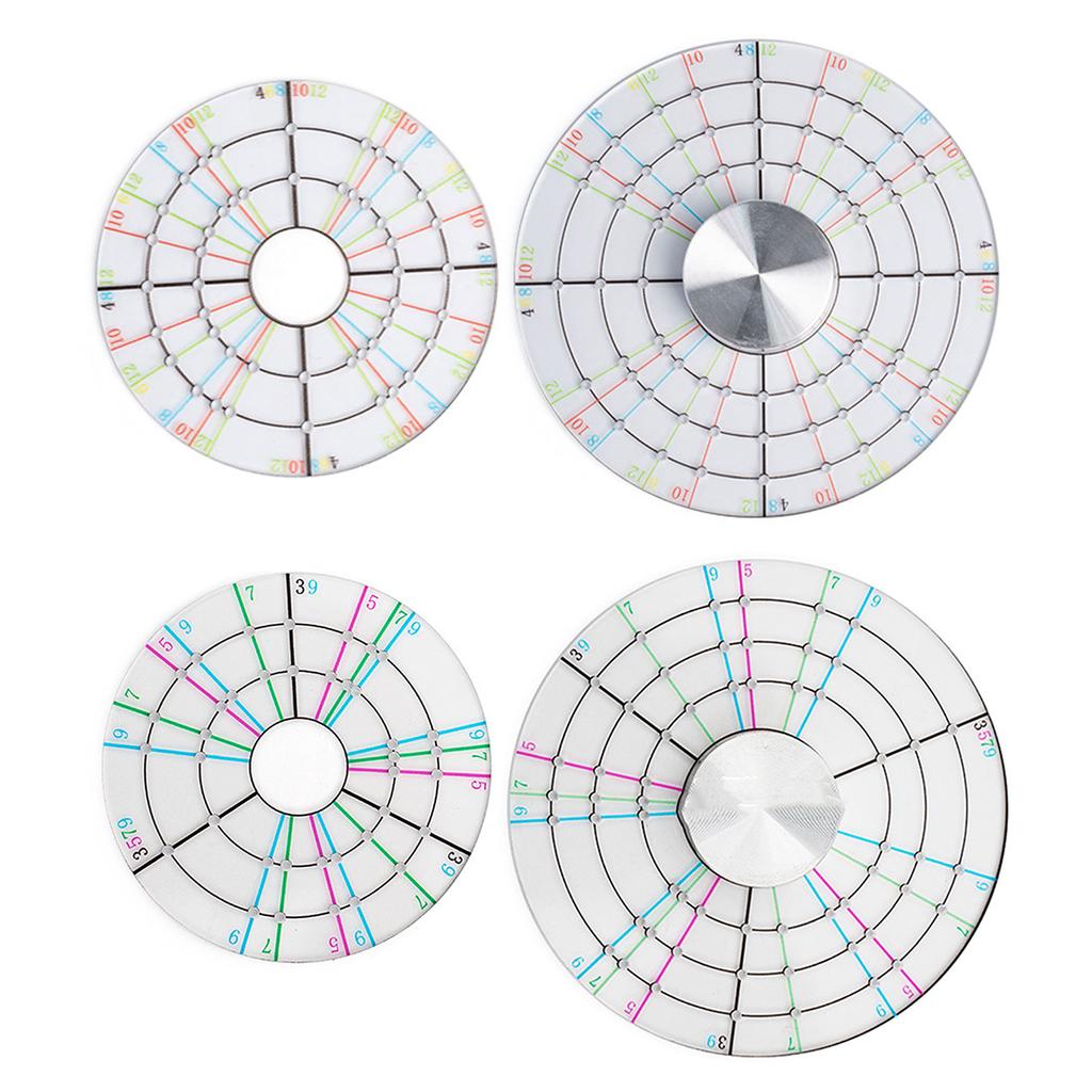 Kreisförmiges Tonkeramik Drehwerkzeug Rotierendes Tonmess- und Trimmwerkzeug Tontonwerkzeug